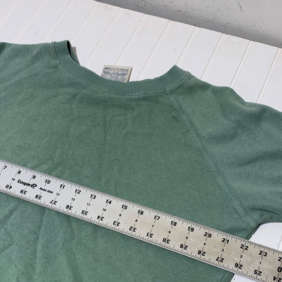 Jungmaven Crewneck Sweatshirt in Sage Green - Picture 5 of 7